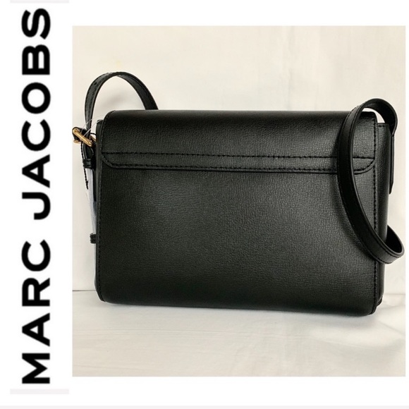NWT Marc Jacobs leather shoulder crossbody black - Picture 4 of 8